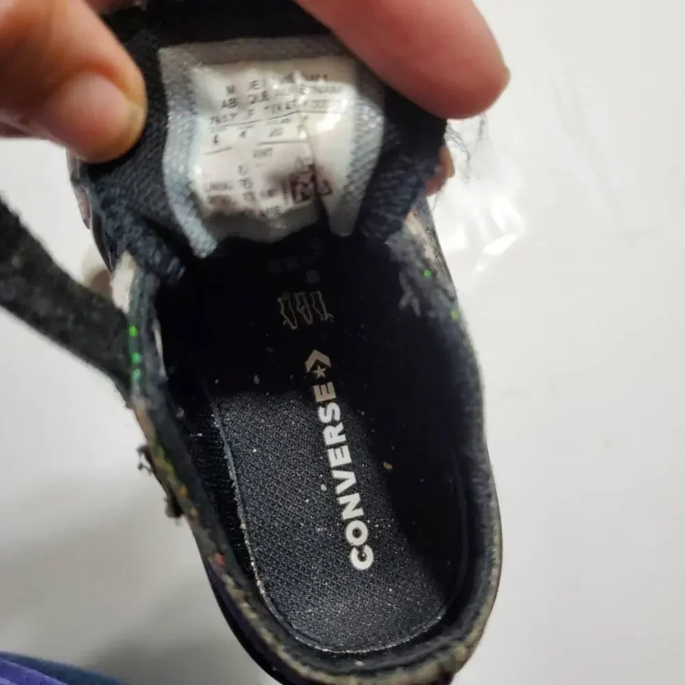 Converse Chuck Taylor All Star‎ Unisex Baby Sneakers Black 765399F Lace Up 4M